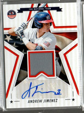 2025 USA Stars Stripes 15U National Team S Materials Andrew Jimenez Auto