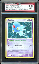 2007 Pokemon Mysterious Treasures #4 Azelf Holo KSA 7.5 NM+ on eBay