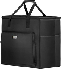 Desktop Computer Carrying Case, Padded Nylon Carry Tote Bag for Transporting Com