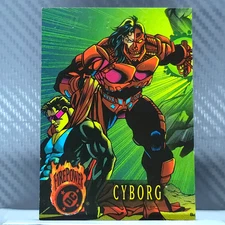 Cyborg 1996 SkyBox Outburst DC Firepower Embossed #40