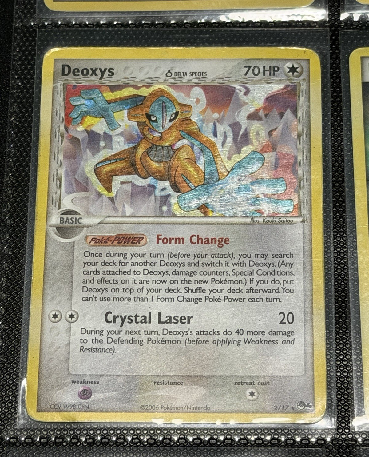 The Pokémon Company Pokémon TCG Deoxys 2/17 POP Series 4 Delta Rare Holo Eng