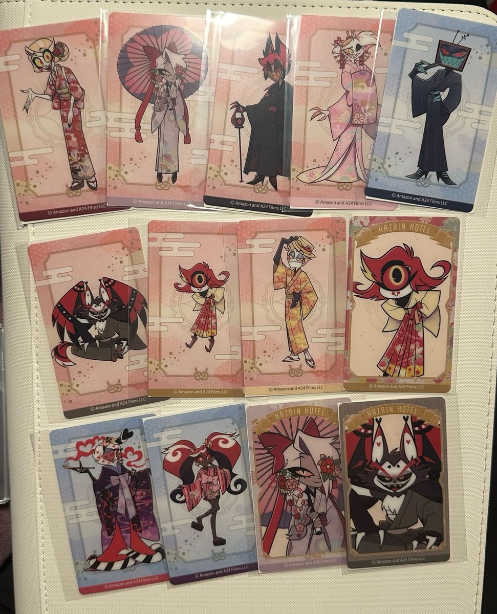 Hazbin Hotel Kimono Character Commemorative Clear Cards - Japanese