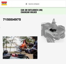 Can-Am OEM Outlander LINQ Chainsaw Holder Mount- 715004975