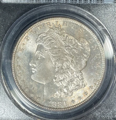 1881-S MORGAN SILVER DOLLAR ~ PCGS MS 64 ~BEAUTIFUL COIN~