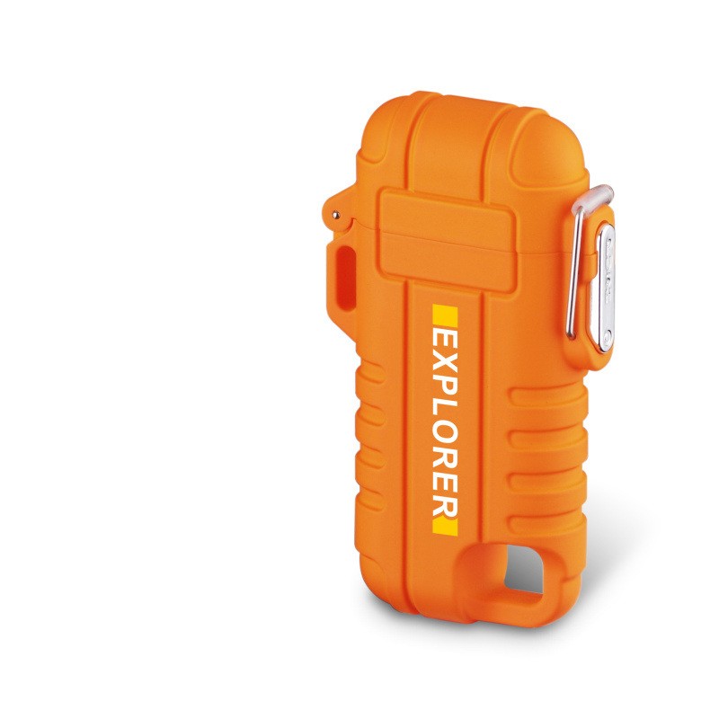 Waterproof Windproof Double Arc Plasma Lighter Usb Rechargea