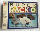 Super Rack-O Vintage 1983  Game Milton Bradley  Complete Crisp Cards