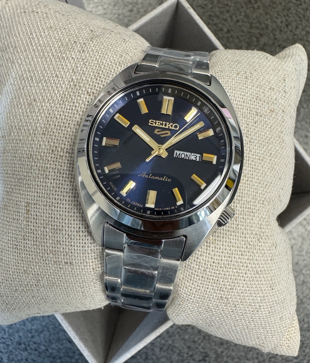 Seiko 5 Sports SNXS Series Stainless Steel Blue Dial Unisex Watch