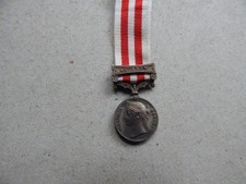 Miniature Medal Indian Mutiny 1858 Medal Bar Lucknow LO