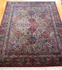 Authentic Karastan 8'8"x 12' Multicolor Panel Kirman #700-717 Wool American Rug