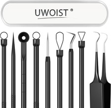 Pimple Popper Tool Kit Blackhead Remover Tools 5 Piece Kit , Professional Stain