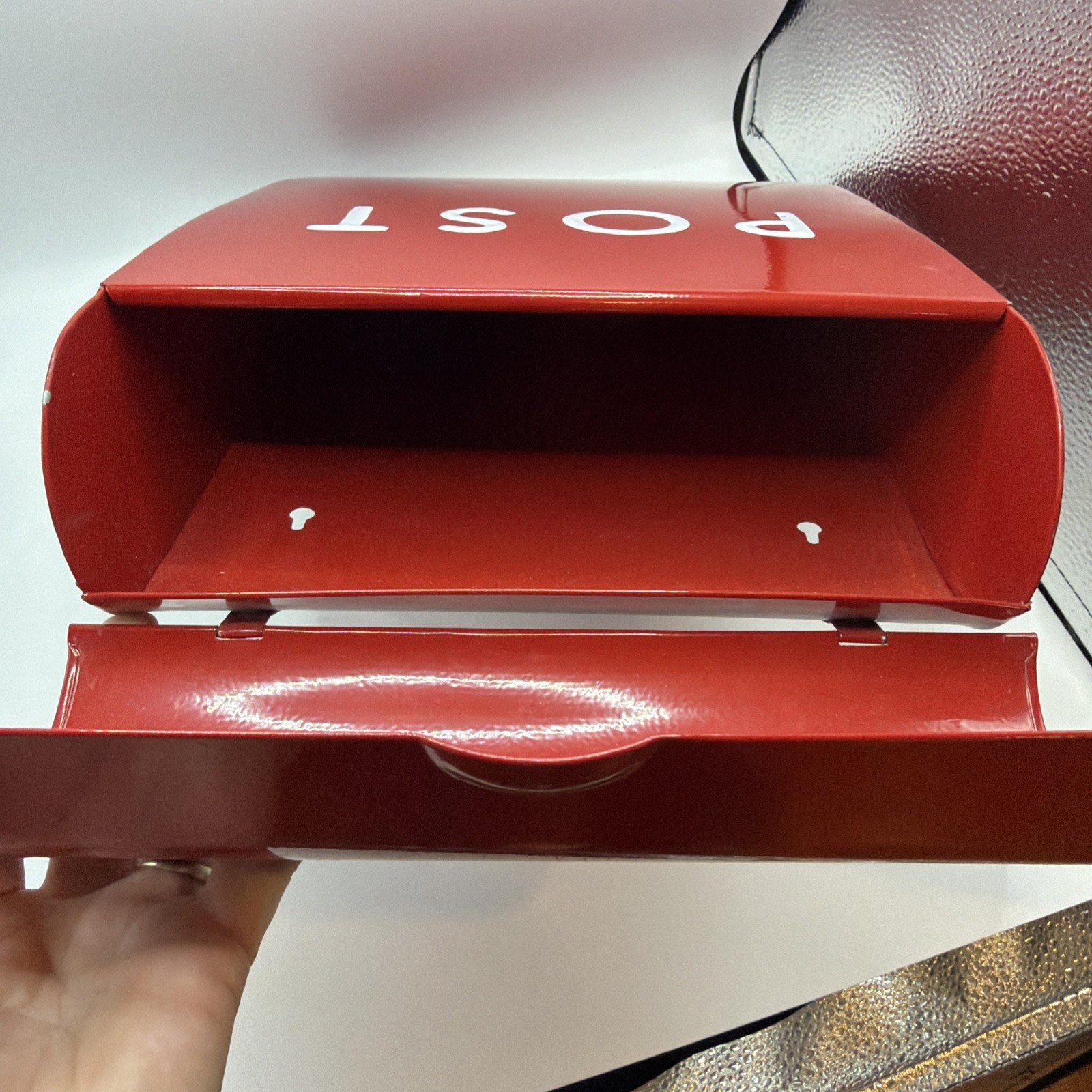 Red Mail Box / Post Box Designer Wall Mount Vintage style