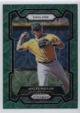2024 Panini Prizm Green Scope Prizm 57/75 Myles Naylor #254 4z8
