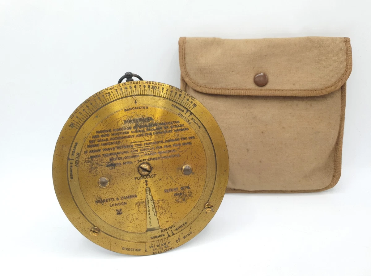 Baromètre mécanique type anéroïde