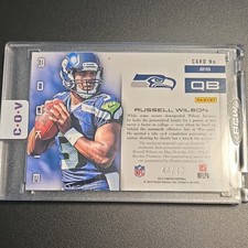 Russell Wilson Autograph Football Trading Cards for sale | eBay