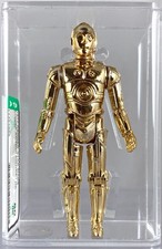 Vintage 1977 Star Wars Kenner AFA 80 C-3PO Loose Figure HK