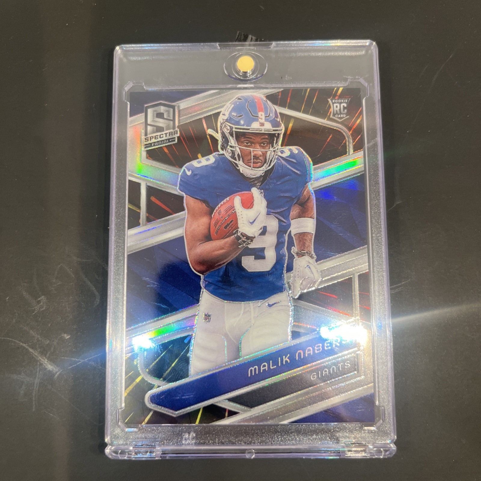 2024 Panini Spectra - Malik Nabers #5 Hyper Prizm /75 (RC)