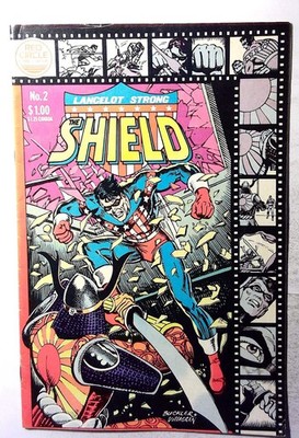 Lancelot Strong, The Shield #2 (1983) Red Circle Steel Sterling 1st Print Comic