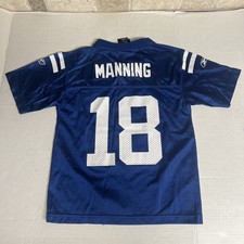 Youth Reebok Kids Peyton Manning Indianapolis Colts Football Jersey L 7 Kids