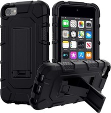 iPod Touch 7th / 6th / 5th Generation Case Heavy Duty Shockproof Rugged Black