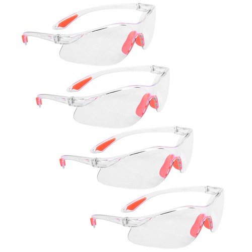 4Pcs Safety Glasses Protective Eyewear for Lab and Woodworking