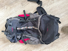 Mountainlife Hiker 65S 65L Hiking Rucksack Backpack, Zip, Black/Grey/Pink