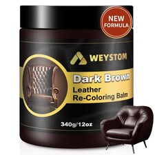 Leather Recoloring Balm, Leather Dye, Leather Color Restorer, Leather Scratch...