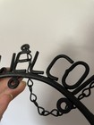 Vintage 90s "Welcome" Sign Metal Chain Wall Hanging Home Decor Country Kitchen — photo 3