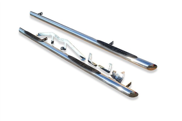 Seiten Stangen + Stufen Pads Passend FüR Iveco Daily Lwb 2007-2014 Van Rostfrei-image