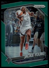 2025 Panini Prizm WNBA #23 Jackie Young Green Prizms