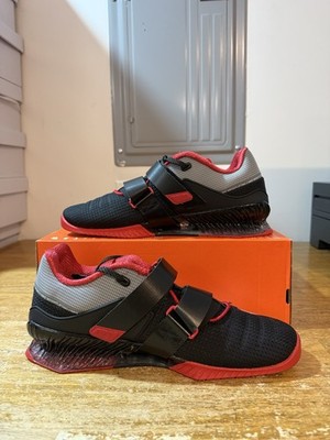 Men's Size 11-Nike Romaleos 4 Black Red White Weightlifting Shoes