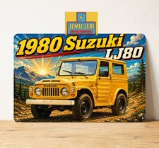 Suzuki Lj80 1980 Car Metal Sign Poster 20x30cm Suzuki Lj80 1980 Car Metal Sign Poster 20x30cm