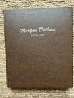 34 Silver Morgan Dollars 1878-1890 Archived In A Dansco