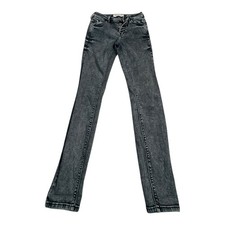 BULLHEAD DENIM CO High Rise Skinniest Acid Wash Jeans Size 0