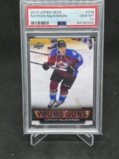 2013-14 Upper Deck Series One Nathan MacKinnon Rookie Young Guns #238 PSA 10