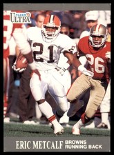 1991 Fleer Ultra - Eric Metcalf #32
