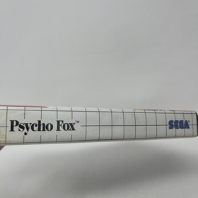 Psycho Fox Sega Master System Authentic SMS CIB w/Manual Misprint Label - Tested