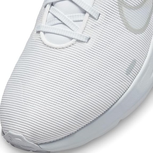 Nike Women's Low-Top Sneakers, White Metallic Silver Pure Platinum - Downshifter - Picture 7 of 10
