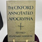 The Oxford Annotated Apocrypha Revised Standard Version Vintage 1965