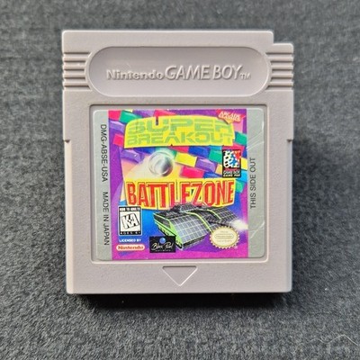 Nintendo Gameboy Spiel Super Breakout / Battlezone USA Acarde Classics