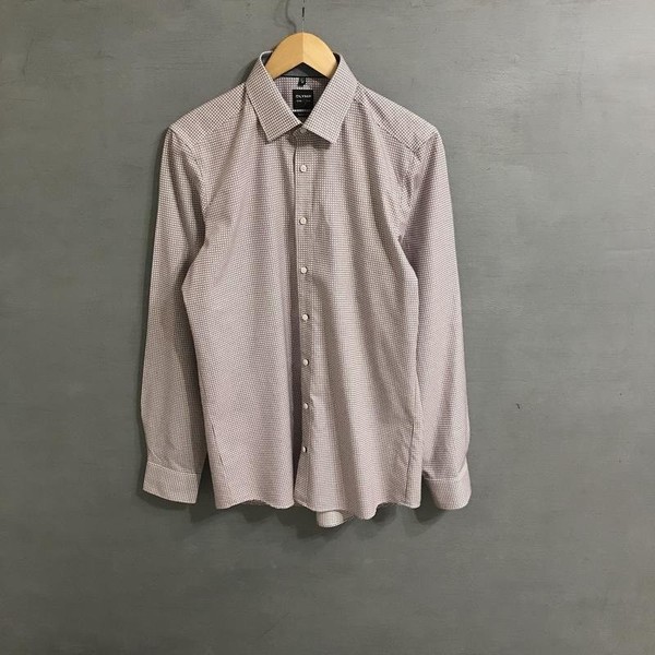 Men Olymp Shirt Multicolor Cotton M