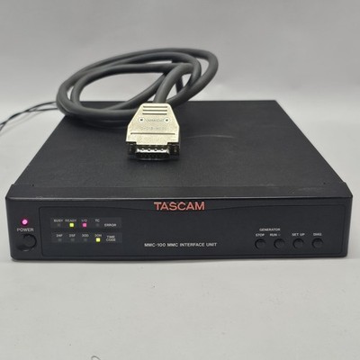 Tascam MMC-100 Remote Modular MIDI Machine Controller Unit TESTED NO POWER CABLE