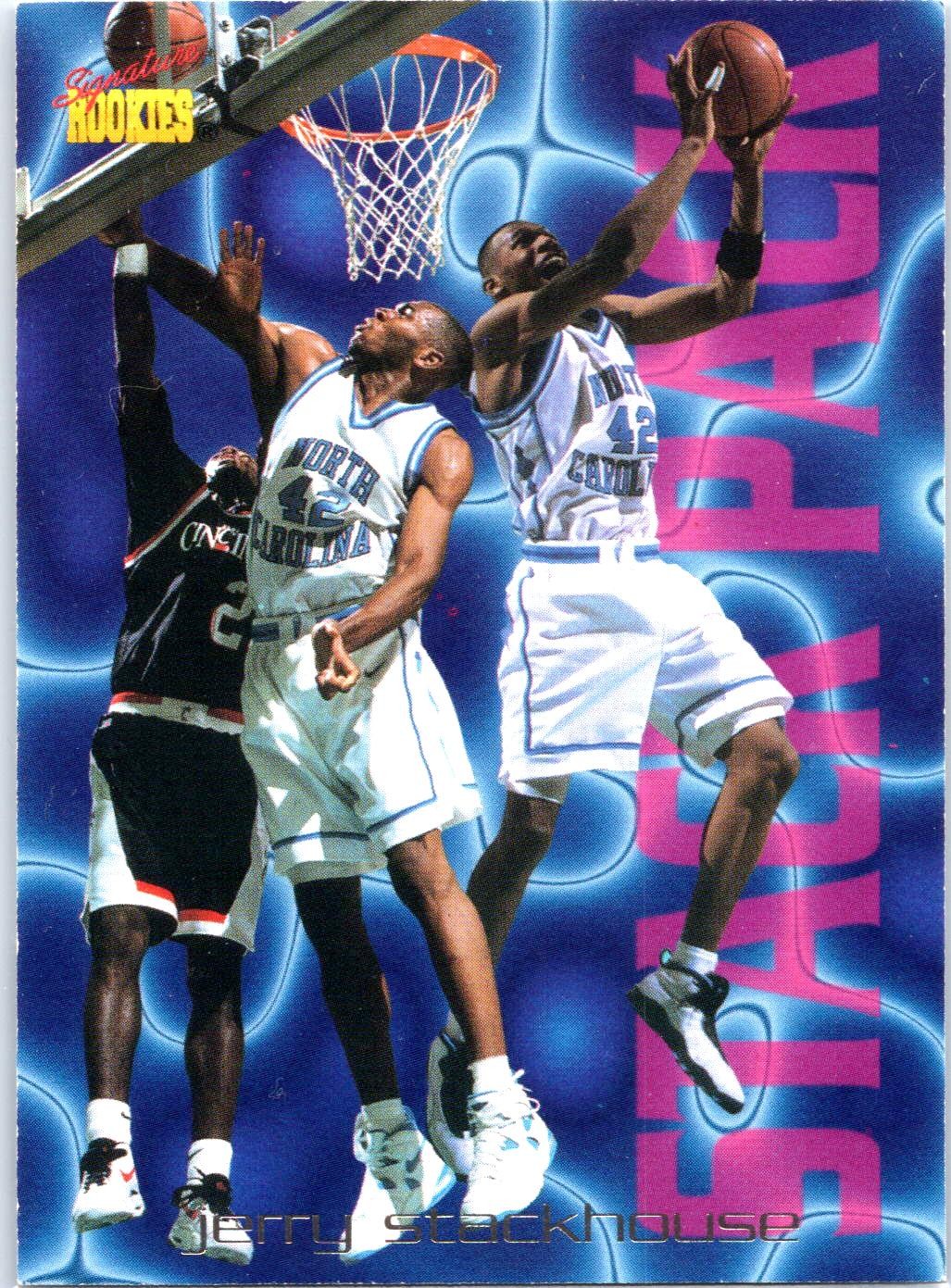 1996 Signature Rookies Basketball Sports Heroes #S3 Jerry Stackhouse Stack Pack
