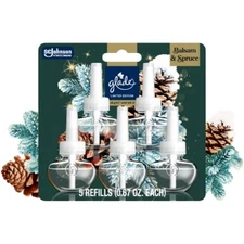 Glade Air Freshener Plug Ins Scented Oil Diffuser Refills - Balsam & Spruce 