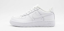 Nike Air Force 1 Low LE Little Kids / Preschool in "Triple White" Size 1Y