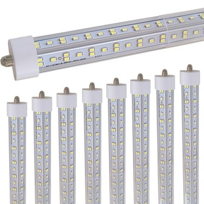12-25PACK 8FT LED Tube Light T8 Single Pin FA8 Bulbs 144W 8Foot LED Shop Light 
