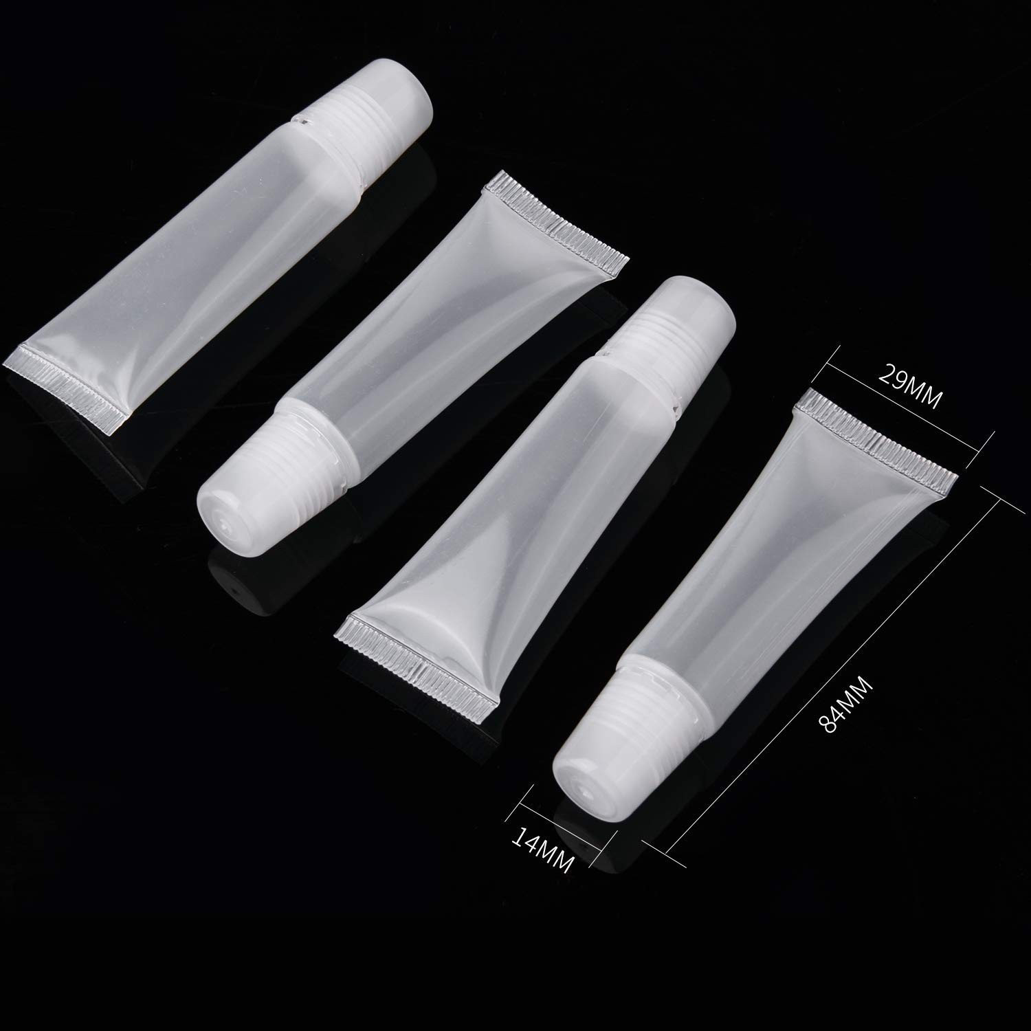 40pcs 10ml Empty Tubes Lip Gloss Containers for Lip Gloss, Balm, Cosmetic