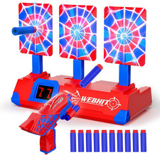 Tiro Al Bersaglio Bambini Luminosi Elettrico Digitale Con Pistola Giocattolo, Gi