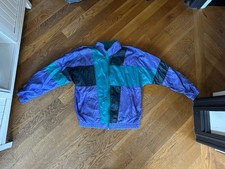 Puma Vintage Track Suit Jacket Purple Size Medium
