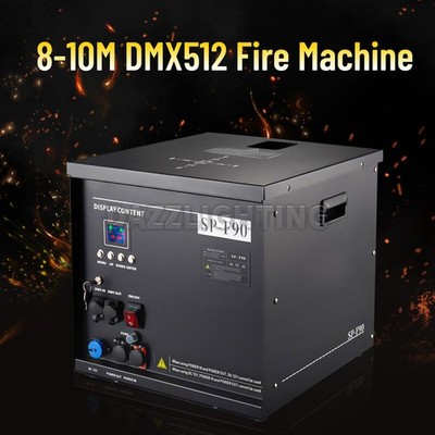 PAIDUN 350W High Spray Fire Machine Flame Effect Thrower DMX Jet 8-10M/26-33FT