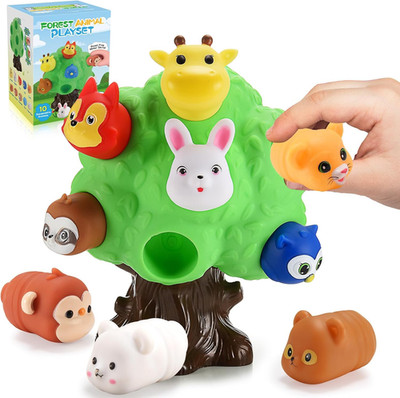 Gifts for 1-5 Year Old Boys, Toddler Toys Farm Animal Learning Toy for Toddlers 